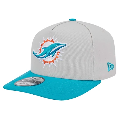 Casquette snapback 9FIFTY A-Frame pour homme New Era Stone Miami Dolphins