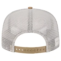 Men's New Era Tan Miami Dolphins Meet Me 9FIFTY Snapback Hat