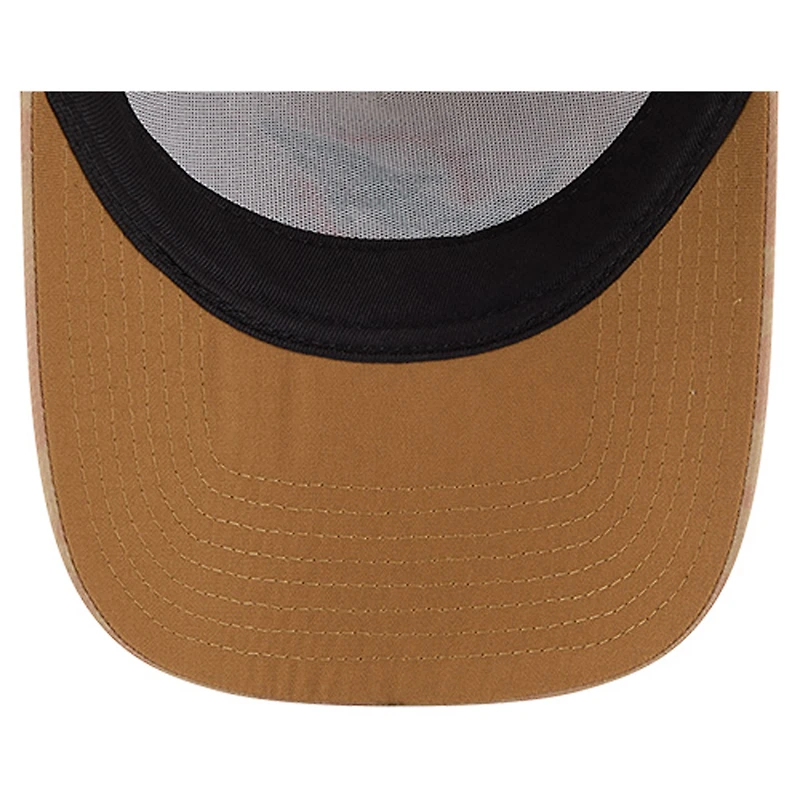 Casquette ajustable 9FORTY pour homme New Era, motif camouflage blé, Miami Dolphins, couleur tan