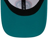 Men's New Era White/Aqua Miami Dolphins 2024 NFL Training Camp 39THIRTY Flex Hat