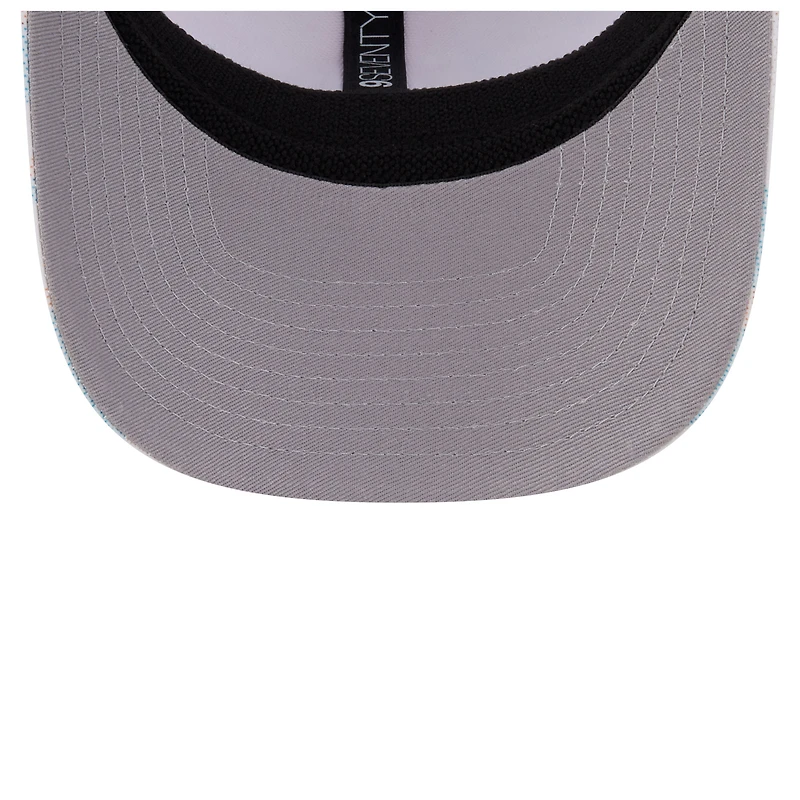 Men's New Era White Miami Dolphins Camo Rope 9SEVENTY Adjustable Hat