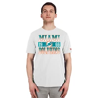 Men's New Era White Miami Dolphins City Team T-Shirt
