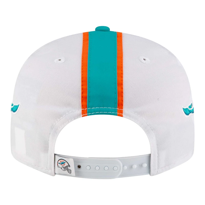 Casquette snapback 9FIFTY blanche pour homme New Era Miami Dolphins