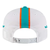 Casquette snapback 9FIFTY blanche pour homme New Era Miami Dolphins