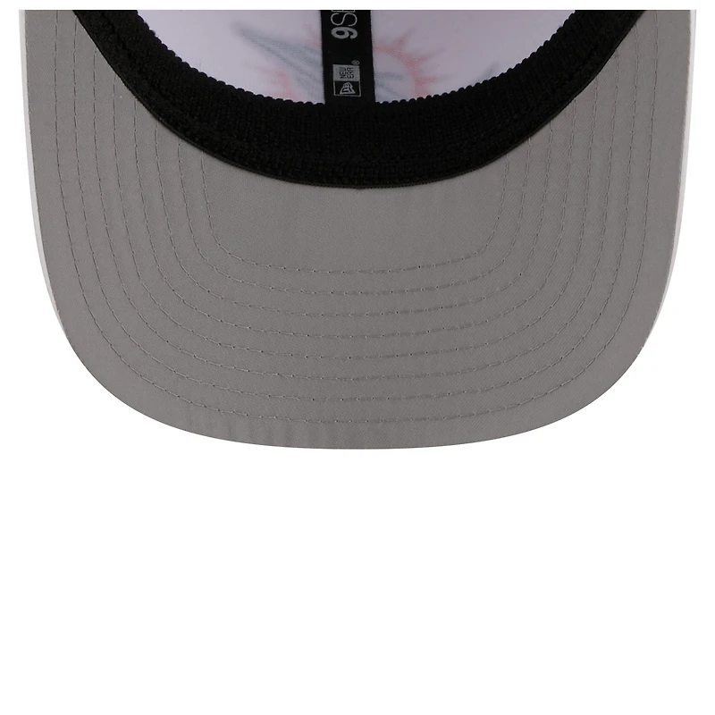 Men's New Era White Miami Dolphins Name Plate 9SEVENTY Adjustable Hat
