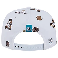 Men's New Era  White Miami Dolphins Team Cheer 19TWENTY Snapback Hat