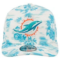Men's New Era White Miami Dolphins Tropics 19TWENTY Adjustable Hat