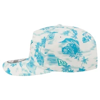 Men's New Era White Miami Dolphins Tropics 19TWENTY Adjustable Hat