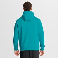 Men's Nike Aqua Miami Dolphins Busted Play Club Fleece Pullover Hoodie