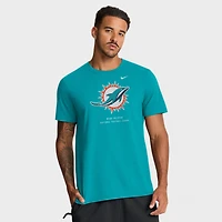 Men's Nike  Aqua Miami Dolphins Essential T-Shirt