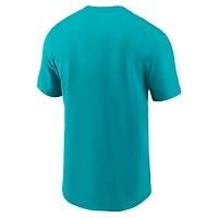 T-shirt essentiel Nike Aqua Miami Dolphins pour homme