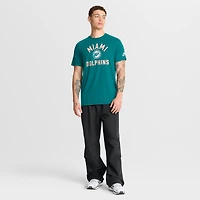 Men's Nike Aqua Miami Dolphins Favorable Timeline Tri-Blend T-Shirt