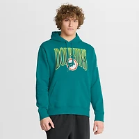 Men's Nike Aqua Miami Dolphins Full Blitz Club Fleece Pullover Hoodie