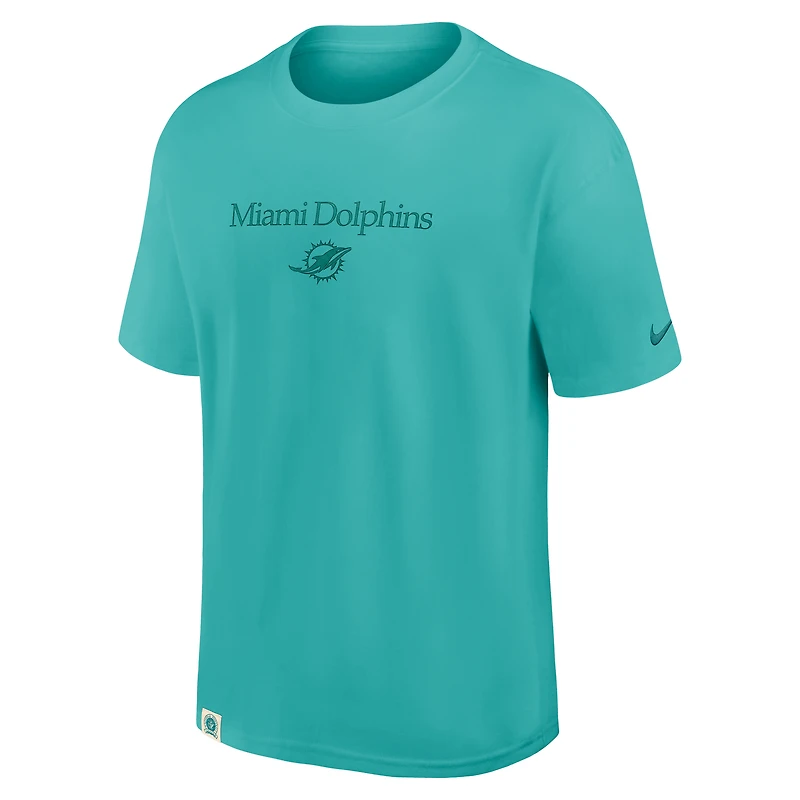 Men's Nike Aqua Miami Dolphins Glory Max90 T-Shirt