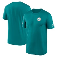 Men's Nike Aqua Miami Dolphins Sideline Alt Pack Legend Dri-FIT T-Shirt