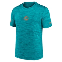 T-shirt Nike Aqua Performance Sideline Velocity pour homme des Dolphins de Miami