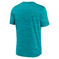 T-shirt Nike Aqua Performance Sideline Velocity pour homme des Dolphins de Miami