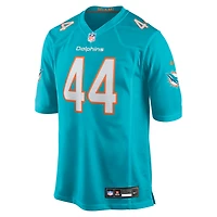 Men's Nike Chop Robinson  Aqua Miami Dolphins Game Jersey