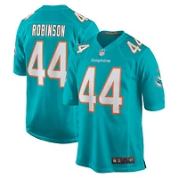 Maillot de jeu Nike Chop Robinson Aqua Miami Dolphins 2024 NFL Draft pour homme