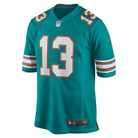Maillot de joueur retraité Nike Dan Marino Aqua Miami Dolphins pour homme