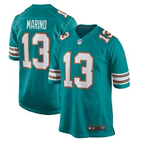 Maillot de joueur retraité Nike Dan Marino Aqua Miami Dolphins pour homme
