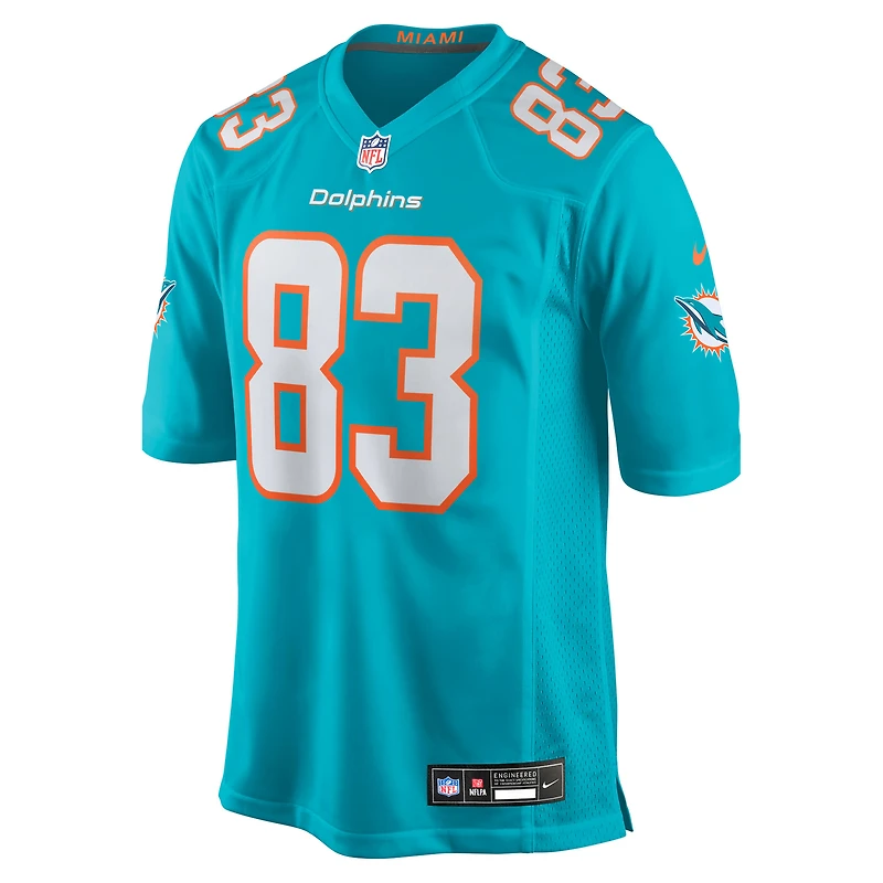 Men's Nike Darren Waller  Aqua Miami Dolphins Team Game Jersey