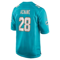 Men's Nike Devon Achane Aqua Miami Dolphins Player Game Jersey