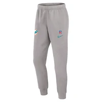 Men's Nike Gray Miami Dolphins 2024 Sideline Club Pants