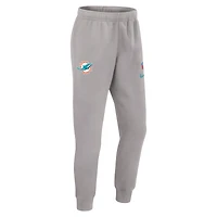 Men's Nike Gray Miami Dolphins 2024 Sideline Club Pants