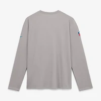 Men's Nike  Gray Miami Dolphins Sideline Coaches UV Dri-FIT Long Sleeve Shirt