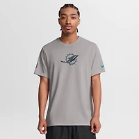 Men's Nike Gray Miami Dolphins Sideline Lead The Charge Legend Dri-FIT T-Shirt