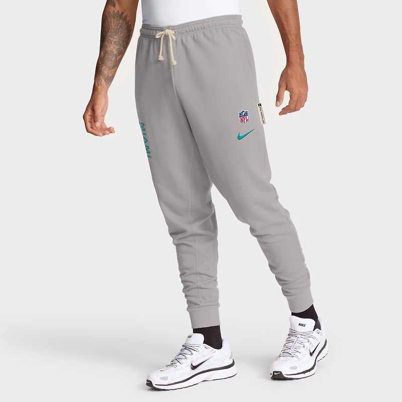 Pantalon fuselé Nike gris Miami Dolphins Sideline Standard Issue Ground Game Dri-FIT pour homme