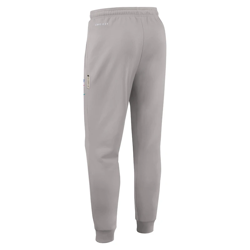 Pantalon fuselé Nike gris Miami Dolphins Sideline Standard Issue Ground Game Dri-FIT pour homme