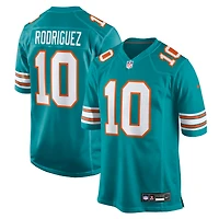 Men's Nike Jacob Rodriguez White Miami Dolphins Game Jersey
