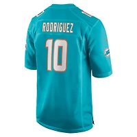 Men's Nike Jacob Rodriguez Aqua Miami Dolphins Game Jersey