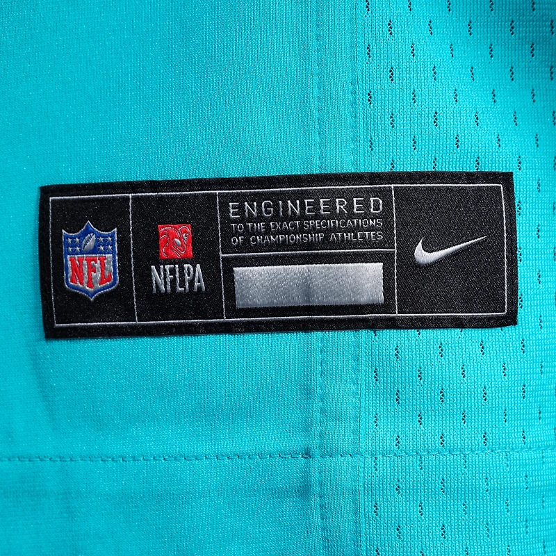 Maillot de match Nike Jacob Rodriguez Aqua Miami Dolphins pour homme
