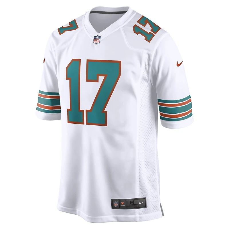 Men's Nike Jaylen Waddle White Miami Dolphins Game Jersey