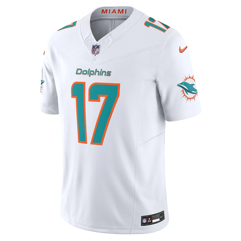 Nike Jaylen Waddle pour homme Blanc Miami Dolphins Vapor F.U.S.E. Maillot limit