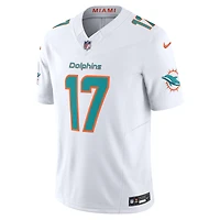 Nike Jaylen Waddle pour homme Blanc Miami Dolphins Vapor F.U.S.E. Maillot limit