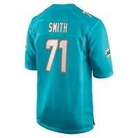 Men's Nike Kion Smith  Aqua Miami Dolphins Game Jersey