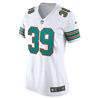 Maillot de joueur retraité Nike Larry Csonka pour hommes, blanc, Miami Dolphins