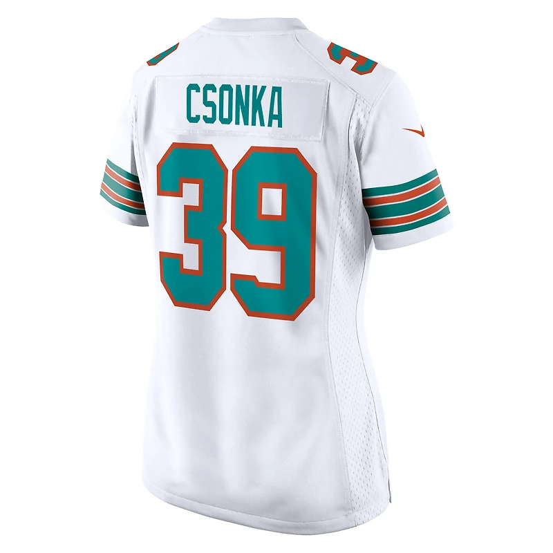 Men's Nike Larry Csonka White Miami Dolphins Retired Player Jersey