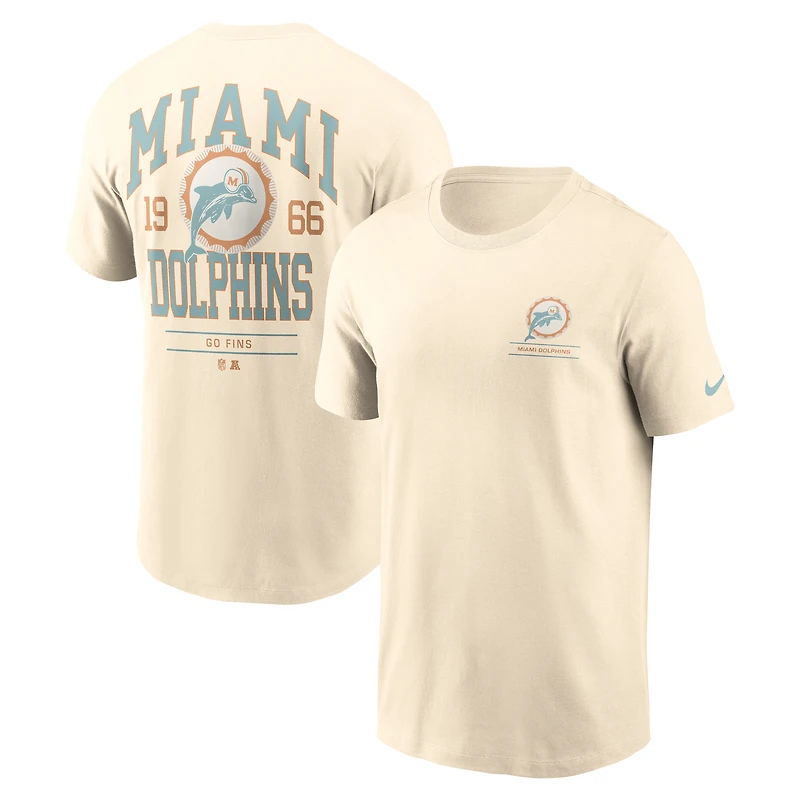 Men's Nike Natural Miami Dolphins Freestyle Essential T-Shirt