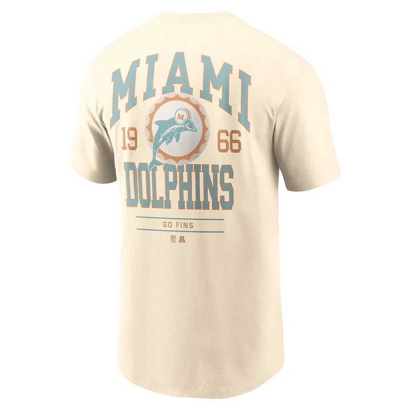 Men's Nike Natural Miami Dolphins Freestyle Essential T-Shirt