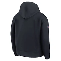 Sweat à capuche oversize en polaire technique Nike Pitch Blue Miami Dolphins Collection 2025 pour homme