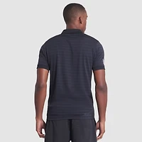 Polo Nike Dri-FIT rayé bleu pour homme, collection Rivalités 2025 des Dolphins de Miami
