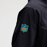Men's Nike Pitch Blue Miami Dolphins 2025 Rivalries Collection Tech Raglan Full-Zip Jacket