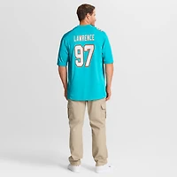 Maillot de match l'équipe Nike Rashard Lawrence Aqua pour hommes des Dolphins Miami