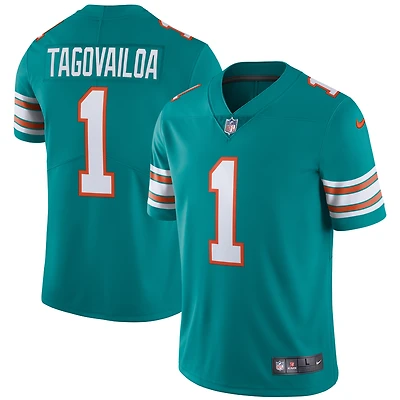 Maillot Nike Tua Tagovailoa Aqua Miami Dolphins Alternate Vapor Limited pour homme