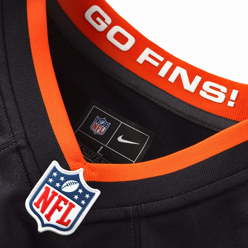 Men's Nike Tua Tagovailoa Pitch Blue Miami Dolphins 2025 Rivalries Collection Game Jersey